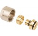 THERM FITTING 16X2MM 3/4 EURO